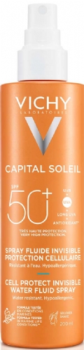 Capital soleil cell protect water fluid spf 50+ spray (1 envase 200 ml)