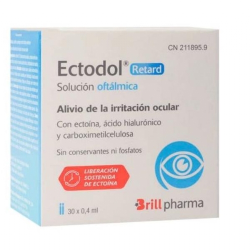 Ectodol retard solucion oftalmica (30 monodosis 0,4 ml)