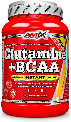 Amix glutamine+bcaa 1 kg natural