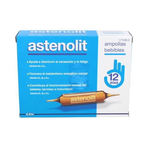 Astenolit (12 ampollas bebibles 10 ml)