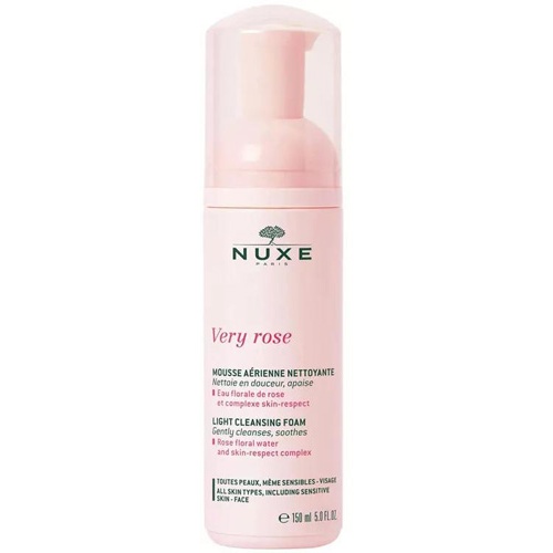 Nuxe very rose espuma ligera limpiadora 150 ml