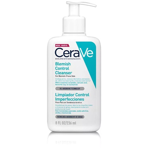 Cerave limpiador control imperfecciones (1 envase 236 ml)