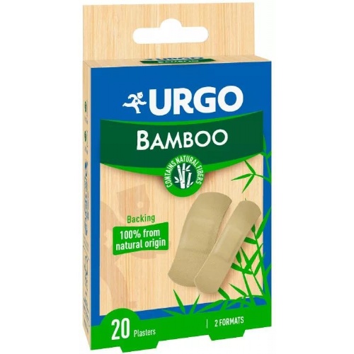 Urgo apositos bamboo (15 unidades 70 mm x 20 mm + 5 unidades 70 mm x 34 mm)