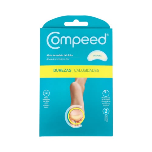 Compeed durezas - hidrocoloide (talla grande 2 unidades)