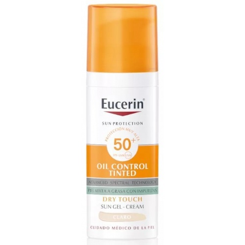 Eucerin sun protection spf 50+ oil control tinted (1 tubo 50 ml color claro)