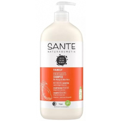 Sante naturkosmetik champu hidratante family aloe-mango 950m