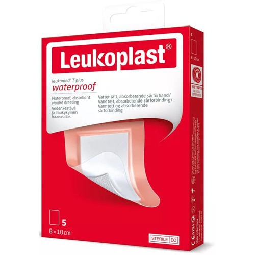 Leukomed t plus - aposito esteril adhesivo (5 unidades 10 cm x 8 cm)