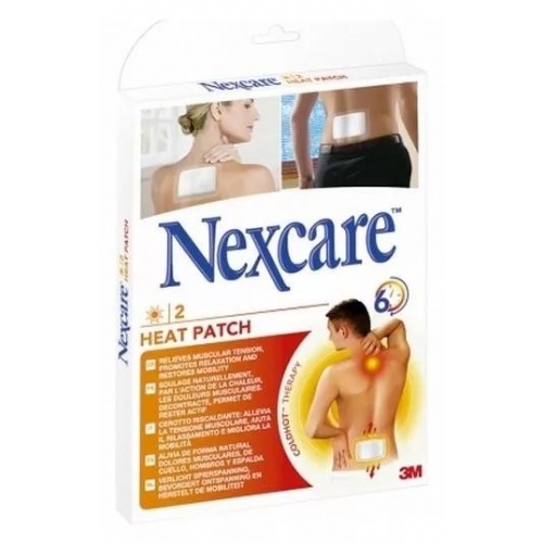 3m nexcare parche calor (2 unidades 9,5 x 13 cm)