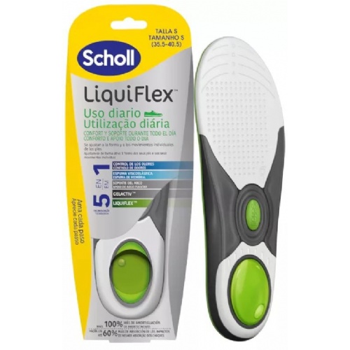 Plantillas - scholl liquiflex diario (2 unidades talla s)