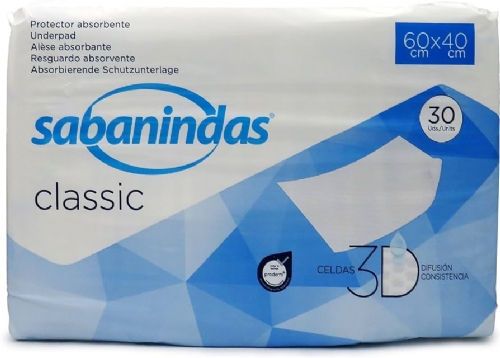 Sabanindas classic  60 x 40 cm 20 u