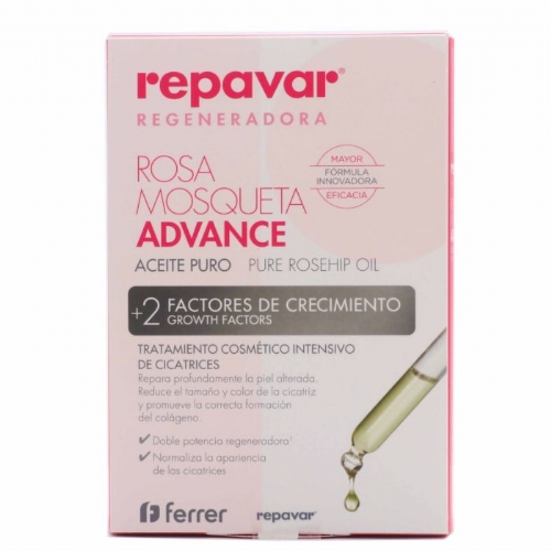 Repavar regeneradora aceite puro - rosa mosqueta advance (1 envase 15 ml)