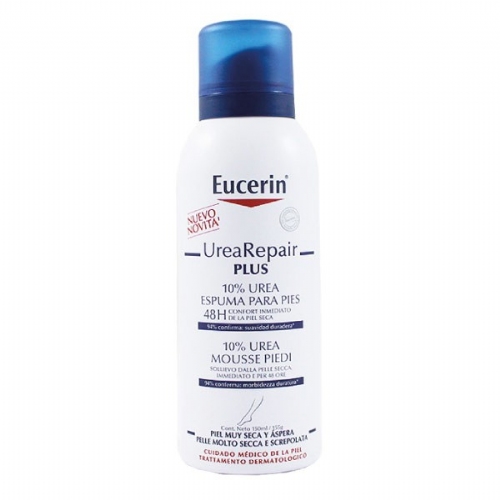 Eucerin urearepair plus 10% urea espuma para pies (1 envase 150 ml)