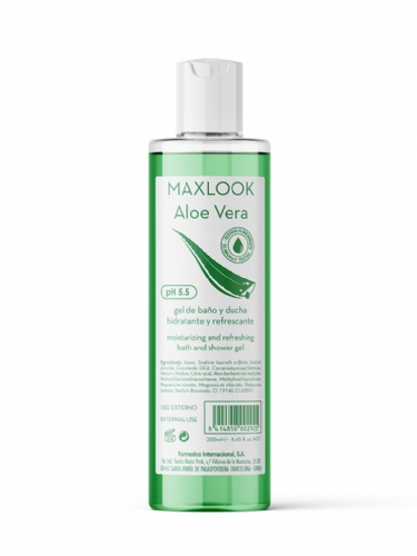 Maxlook gel aloe vera 100 ml (tamaño viaje)