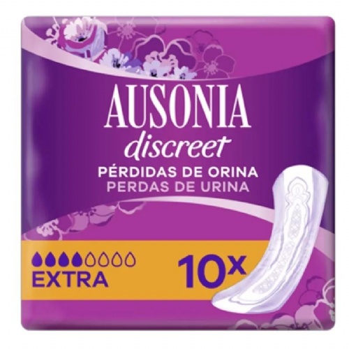 Ausonia discreet extra 10 un (4 gotas)