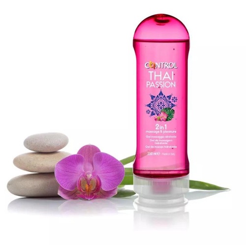 Control thai passion - 2 in 1 massaje & pleasure (gel 1 envase 200 ml)