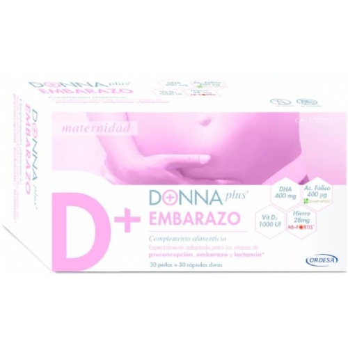 Donna plus+ embarazo (30 perlas + 30 capsulas duras)