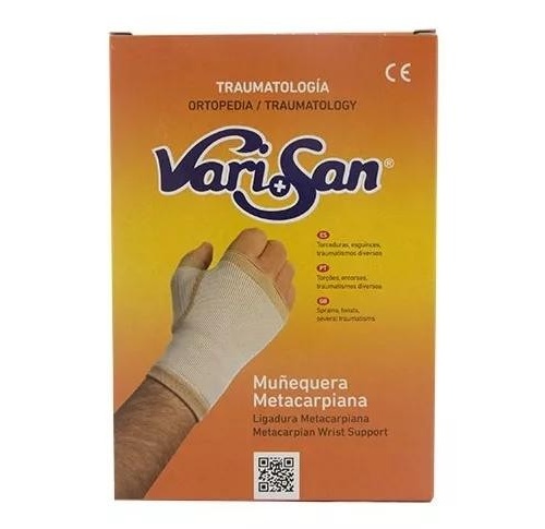 Muñequera metacarpiana - varisan (1 unidad talla 3)