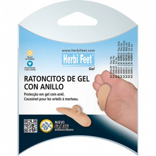 Ratoncitos de gel con anillo m /par herbitas