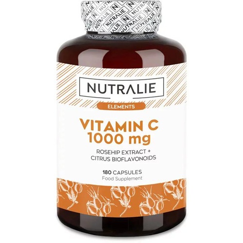 Nutralie vitamina c 1000mg rosa canina 180 cap