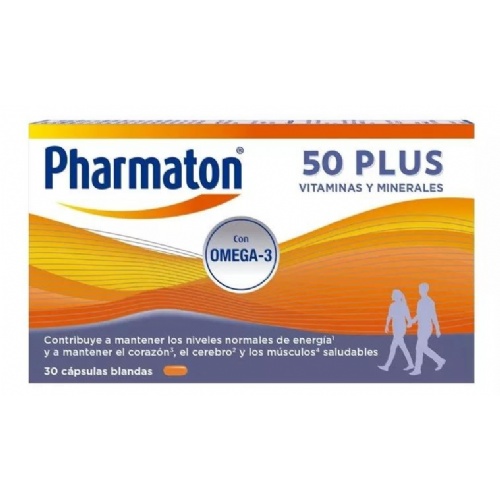 Pharmaton 50 plus (30 capsulas blandas)