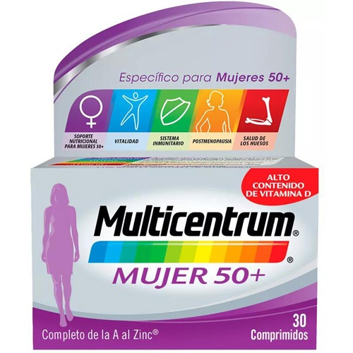 Multicentrum mujer 50+ (30 comprimidos)