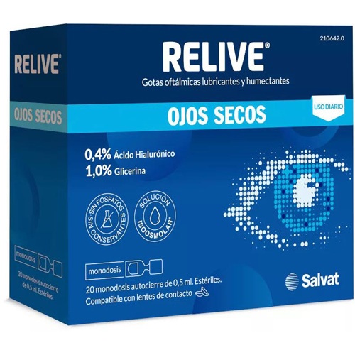 Relive ojos secos (20 monodosis 0,5 ml)