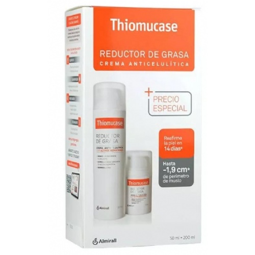 Thiomucase anticelulítico (1 envase 50 ml + 1 envase 200 ml kit)