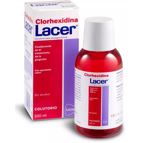 Lacer colutorio clorhexidina (1 envase 200 ml)