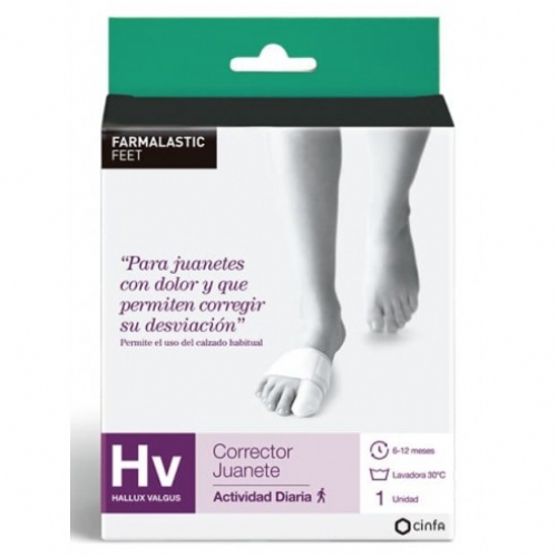 Corrector juanete actividad - farmalastic feet (talla mediana)