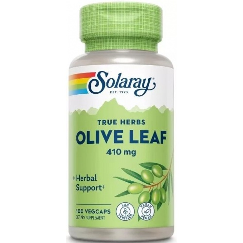 Solaray olive leaf 410mg 100 vcaps