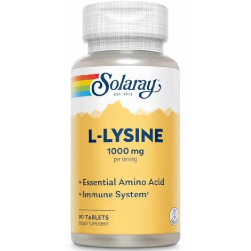 Solaray l-lysine 1000mg 90 comp