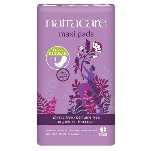 Natracare compresa maxi regular 14 un 2 gotas bio