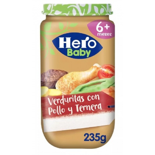 Hero tar 6 un verd pollo ternera hb 235g 12u