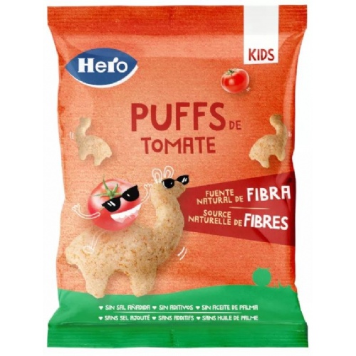 Hero puffs (1 bolsa 12 g sabor tomate)