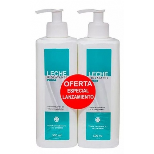 Inibsa leche hidratante dermatologica (2 envases 500 ml pack)