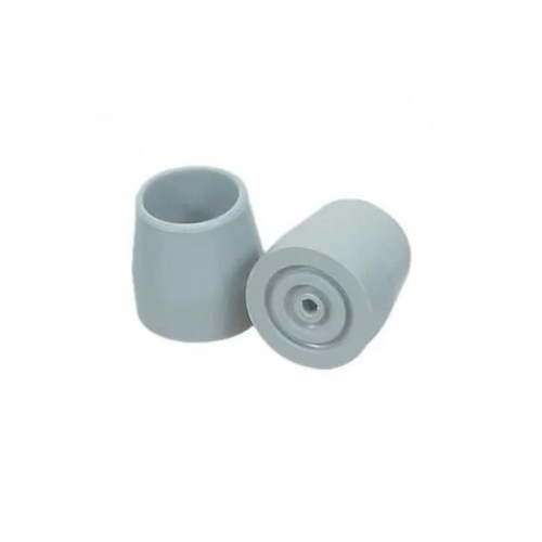 Prim contera baston/mule 18mm 4un gris