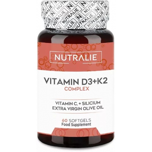 Nutralie vitamina d3+k2+vit c complex 60 caps