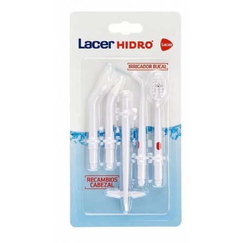 Irrigador bucal electrico recambios - lacer hidro (1 unidad 5 cabezales)