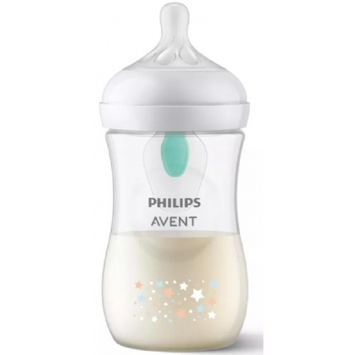 Biberon anti-colic - philips avent natural response air free (+ 1 mes 1 unidad 260 ml estrellas)