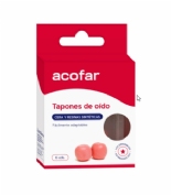 Tapones oidos cera y resinas sinteticas - acofar (6 unidades)