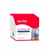 Acofar kinesiology tape vendaje (1 unidad 5 m x 5 cm color azul)