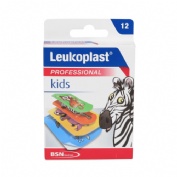 Leukoplast kids zoo - aposito adhesivo (12 unidades surtido)