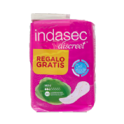 Compresa perdidas leves - indasec discreet (mini 22 unidades)