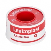 Esparadrapo - leukoplast (1 unidad 5 m x 2,5 cm color carne)