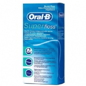 Oral-b superfloss - seda dental (menta 50 unidades)