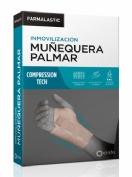 Muñequera palmar - farmalastic compression tech (talla grande color beige)18-20cm muñeca