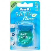 Oral-b seda dental satin floss c/ cera 25 m