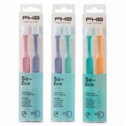 Cepillo dental adulto - phb time to care so eco (2 unidades suave duplo) varios colores