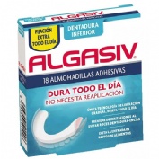 Algasiv almohadillas adhesivas dentadura inferior (18 unidades)