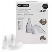 Aspirador nasal suavinex anatomico recambio (10 unidades)